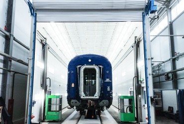 Окрасочно-сушильные камеры для ж/д техники