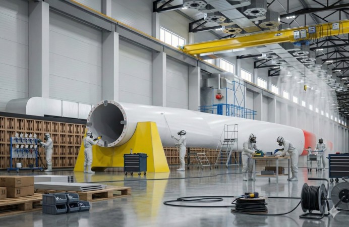 Зоны открытой окраски для ветрогенераторов